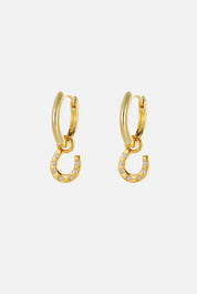 Zafino Lucky Hoop Earrings | Gold