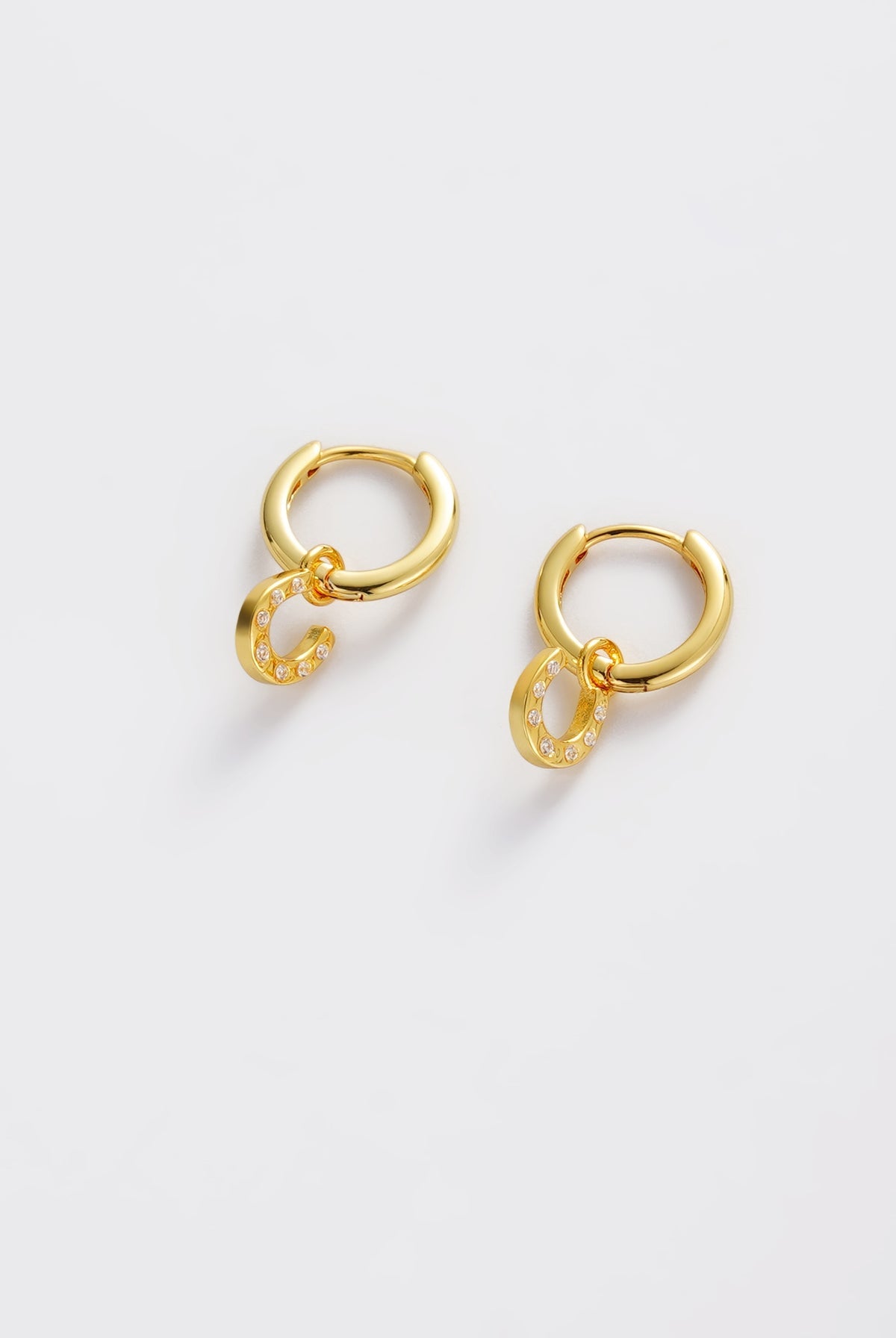 Zafino Lucky Hoop Earrings | Gold