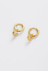 Zafino Lucky Hoop Earrings | Gold