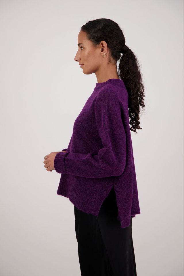 Briarwood Feather Jumper | Purple