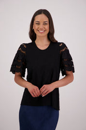Briarwood Tex Top | Black