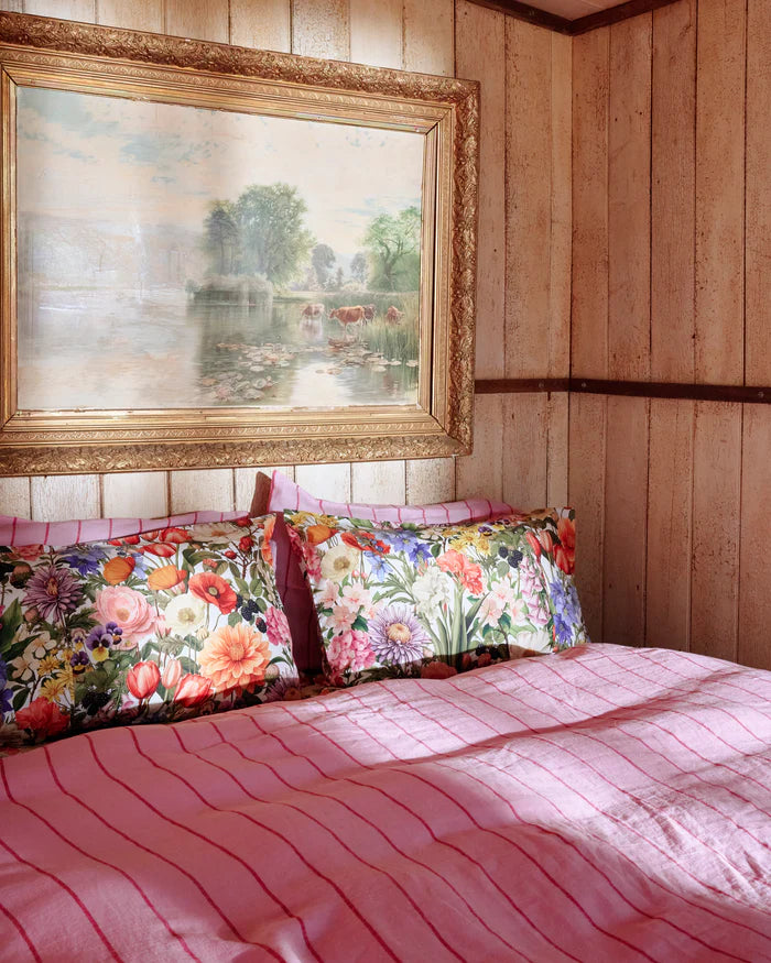 Kip & Co Cottage Garden Silk Pillowcase | Silk
