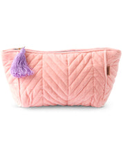 Kip & Co Sherbet Velvet Toiletry Bag | Sherbet