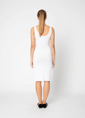 Two by Two Reversible Rayon Slip Full Length | White