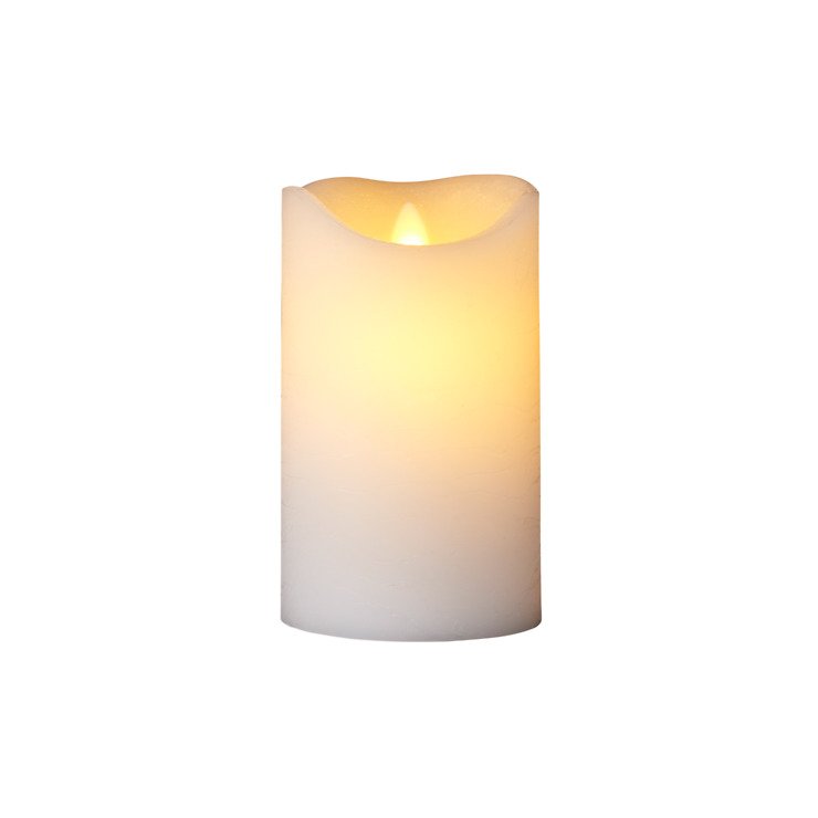 Sirius Rechargeable LED Wax Candle | White 12.5cm