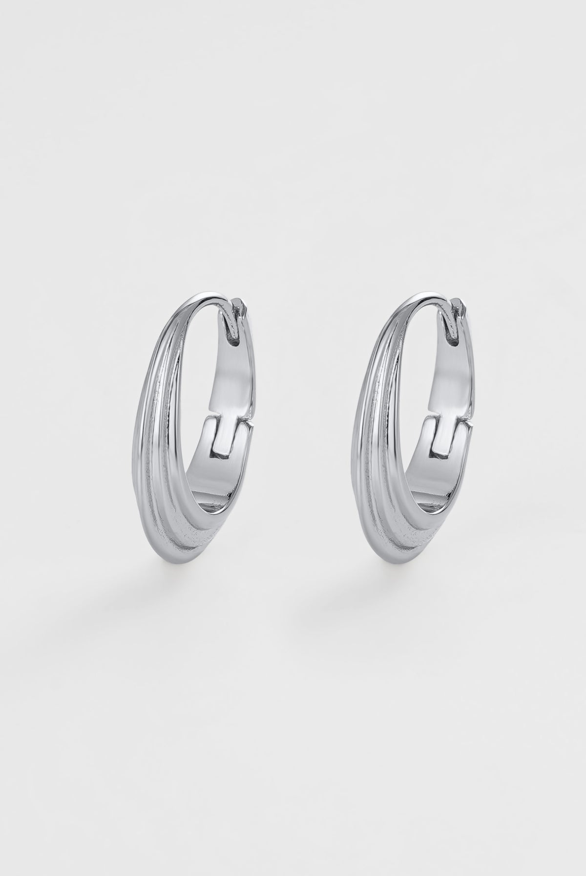 Zafino  Marley Hoop Medium | Silver Medium