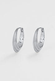 Zafino  Marley Hoop Medium | Silver Medium