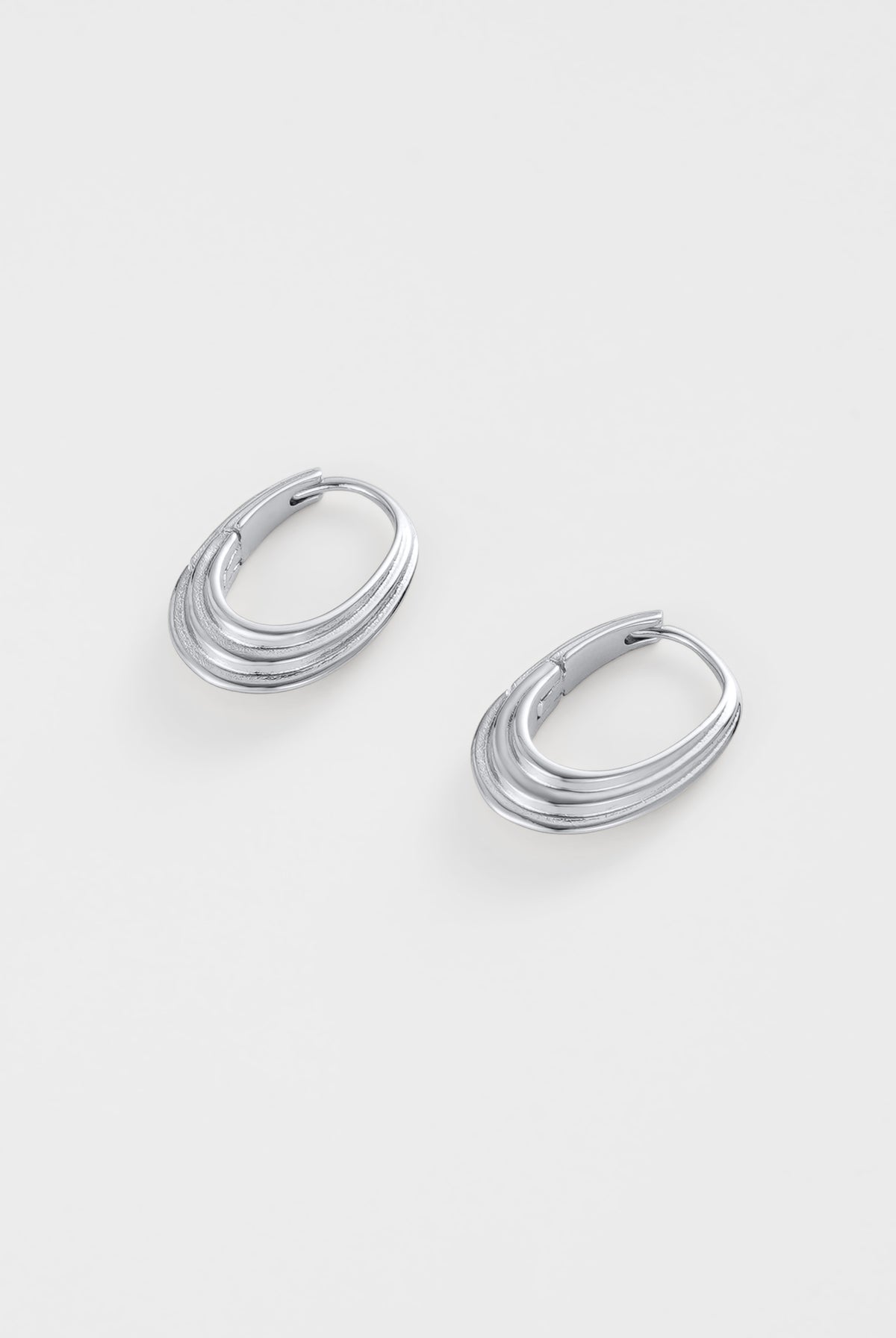 Zafino  Marley Hoop Medium | Silver Medium