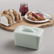 Zeal Keep Cool Melamine Butter Dish | Sage Green
