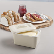Zeal Keep Cool Melamine Butter Dish | Cream