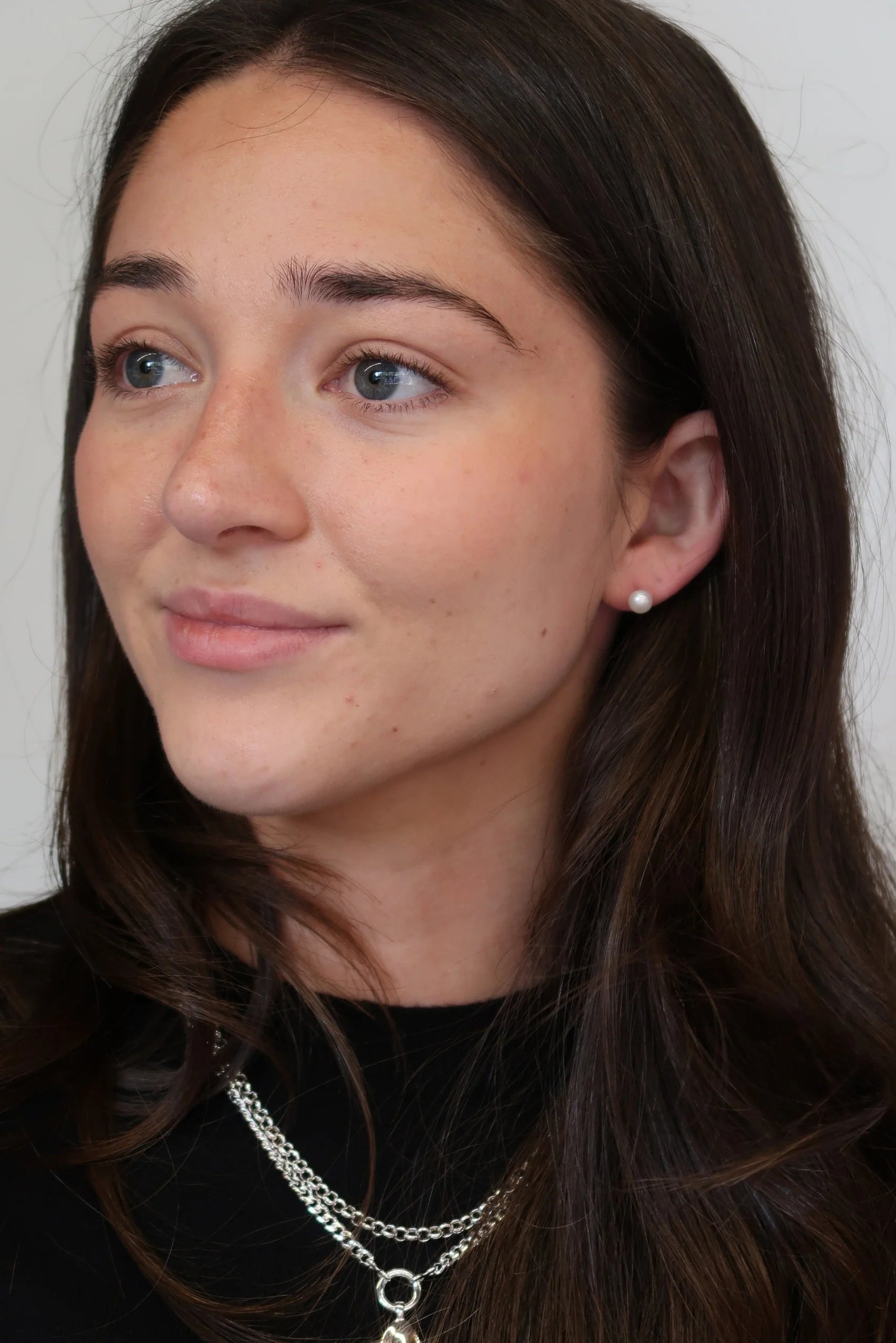 Zafino Leah Pearl Stud | Gold