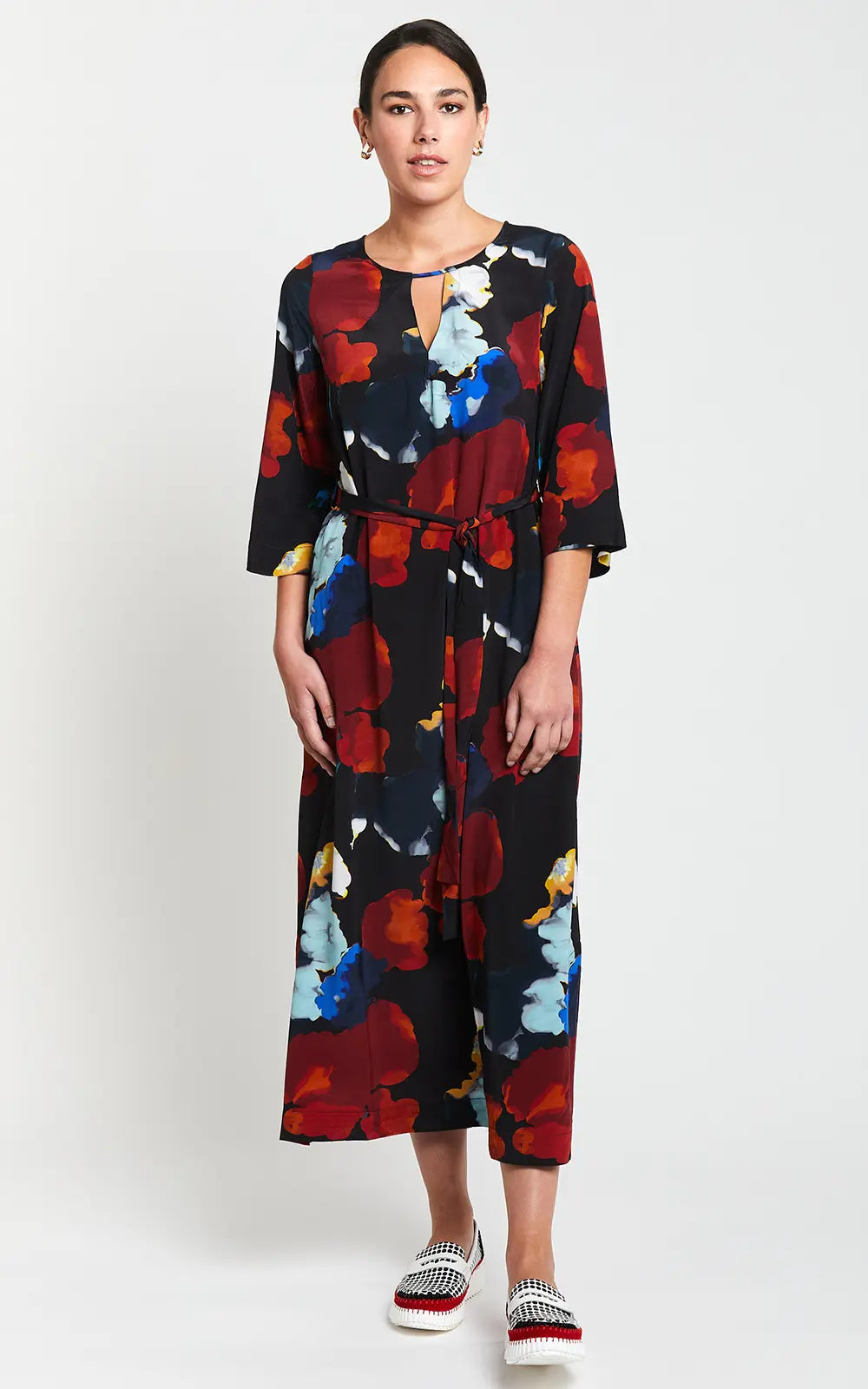 Obi Rive Gauche Shift Dress | Multi