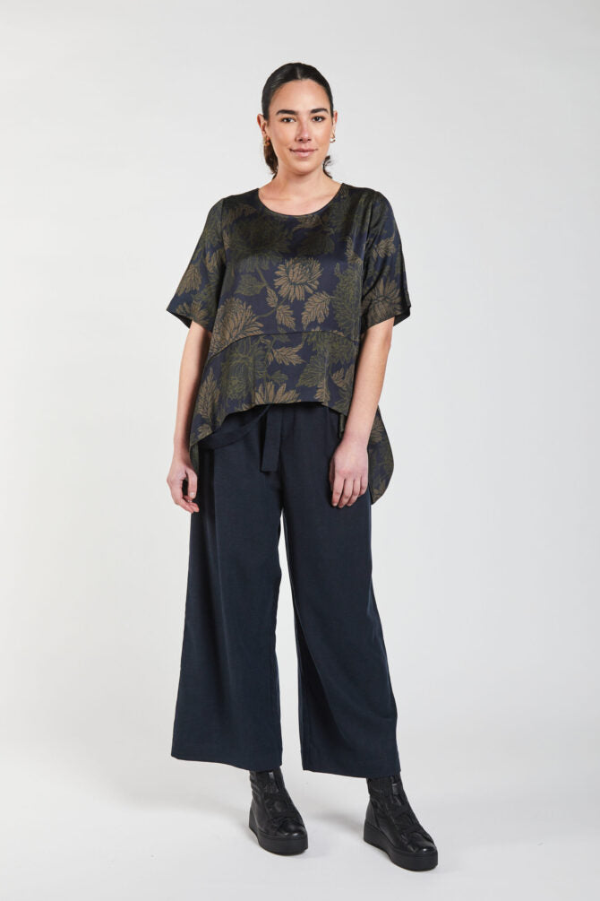 Obi Autumn Drape Top | Multi
