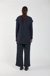 Obi Aqua Twill Jerkin | Blue