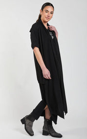 OBI Wool Drape Wrap | Black