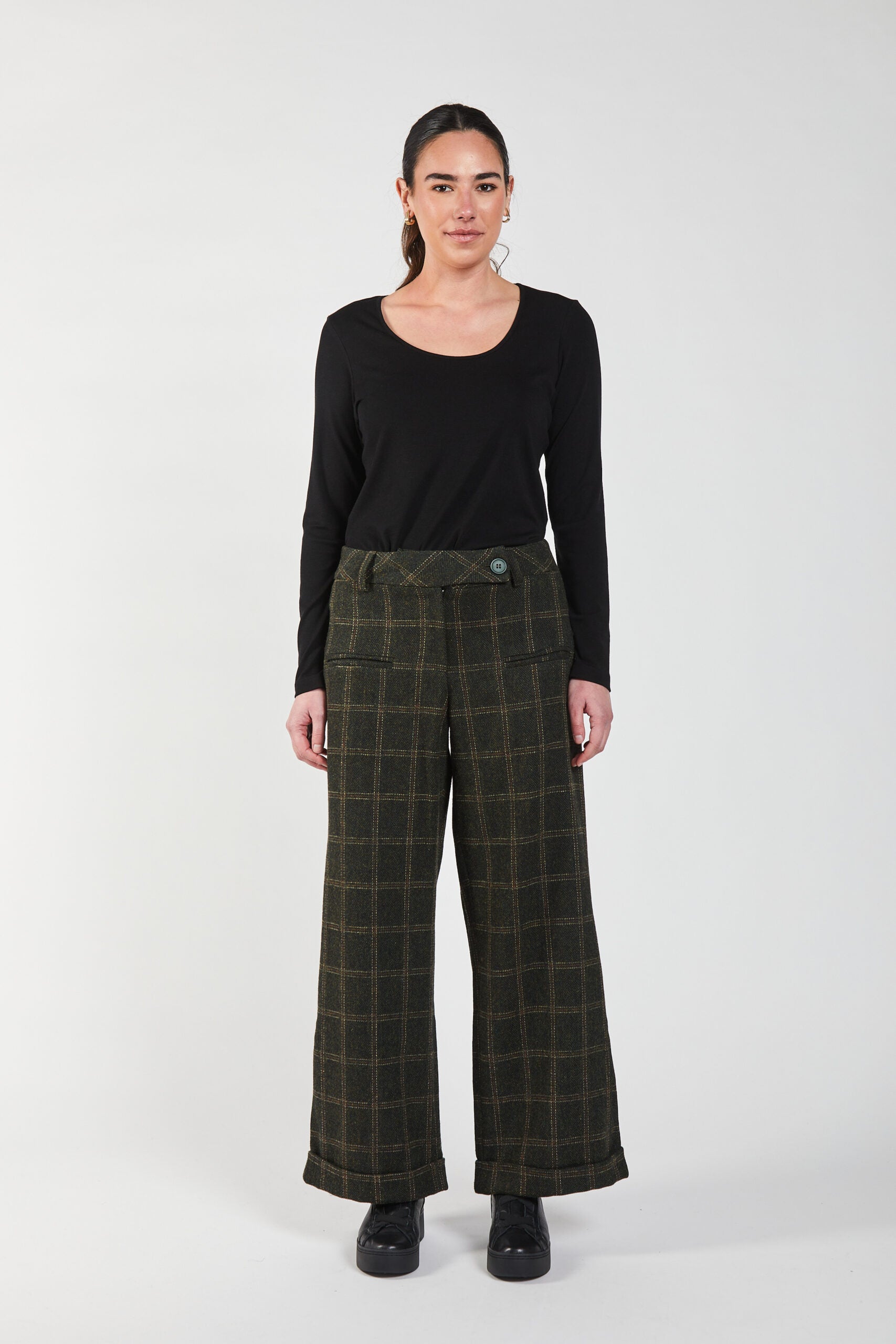 Obi Shamrock Wide Leg Pant | Olive