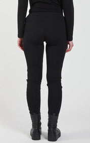 Obi Vegan Leather Legging | Black