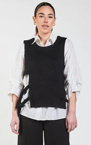 Obi Plush Layer Top | Black