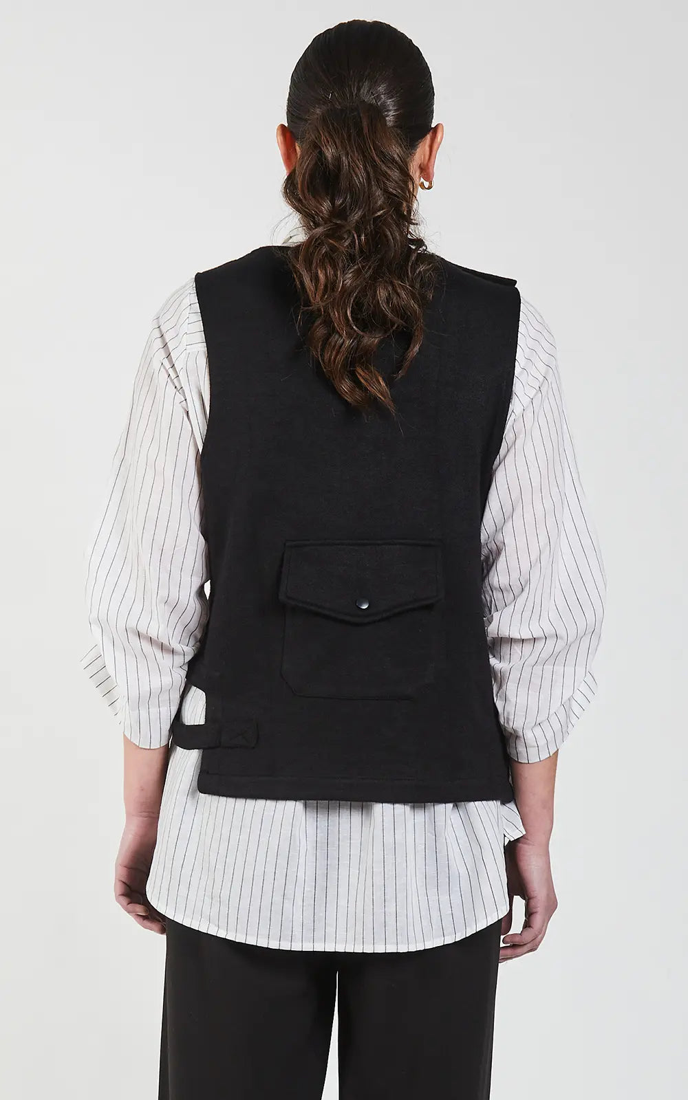 Obi Plush Layer Top | Black