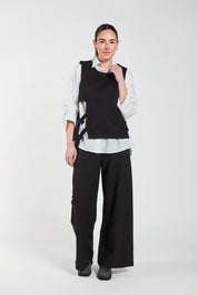 Obi Plush Layer Top | Black
