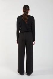 Obi Wool Bias Pants | Black
