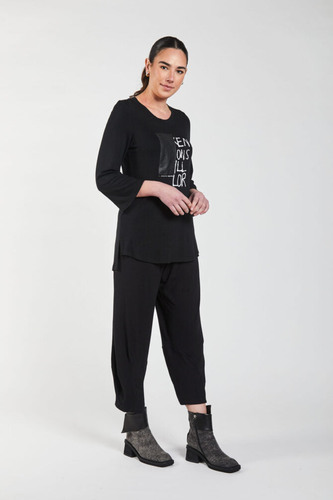 Obi Media Tee | Black