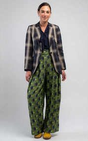Marakesh Check Blazer | Navy Fawn