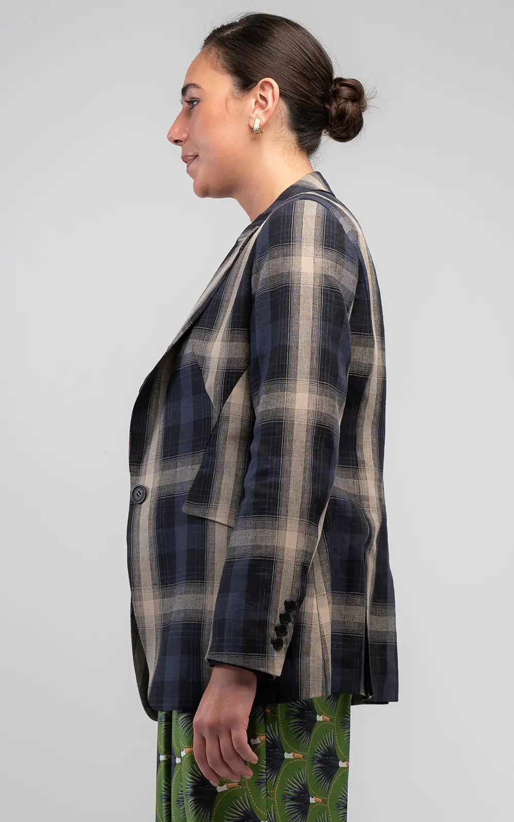Marakesh Check Blazer | Navy Fawn