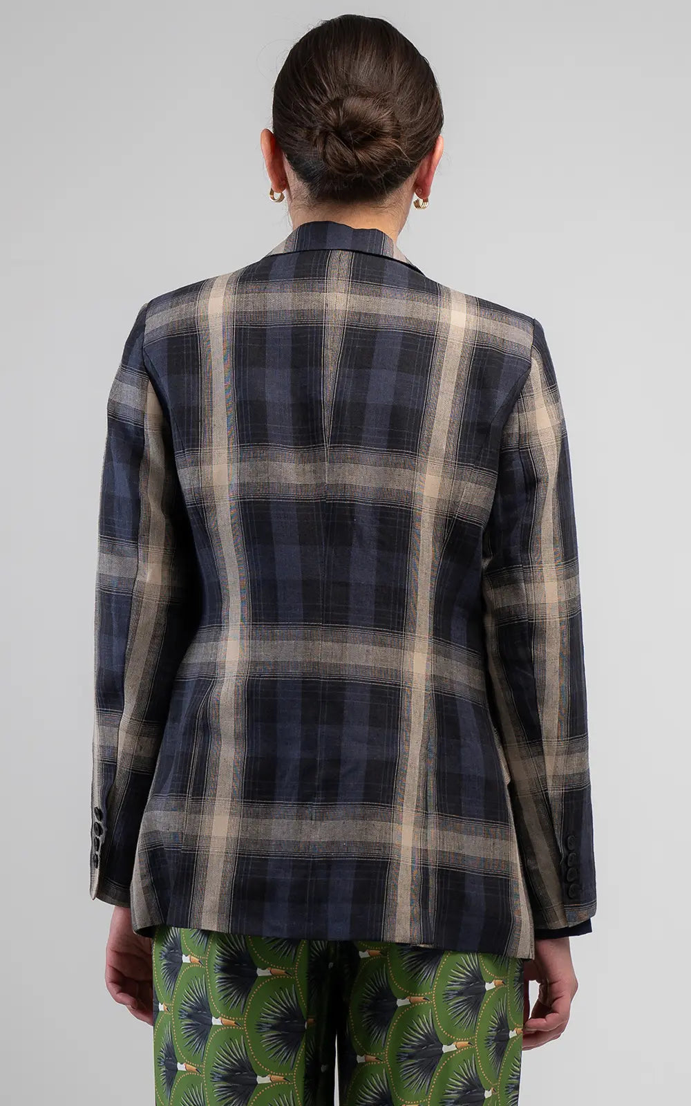 Marakesh Check Blazer | Navy Fawn