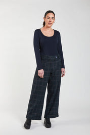 Obi Shamrock Wide Leg Pant | Ink