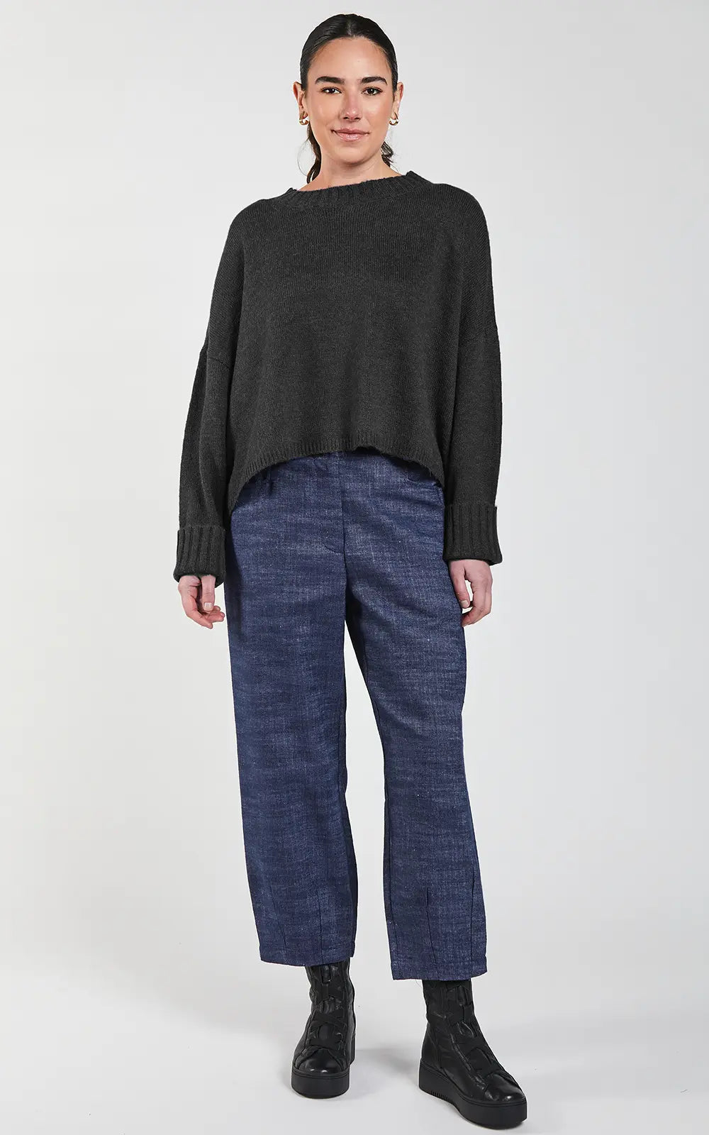 Obi Beaucoup Oversized Sweater | Black