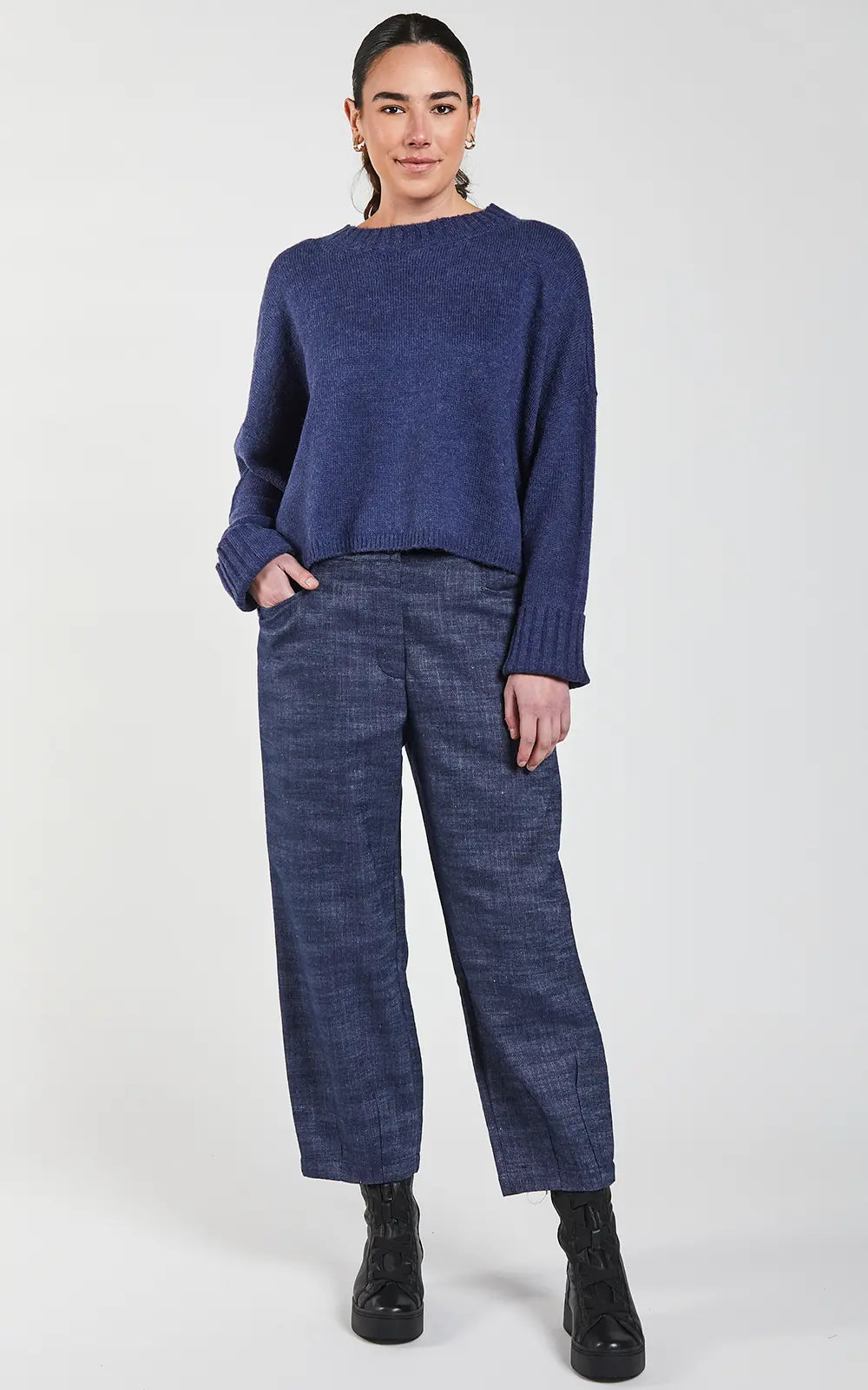 Obi Beaucoup Oversized Sweater | Denim