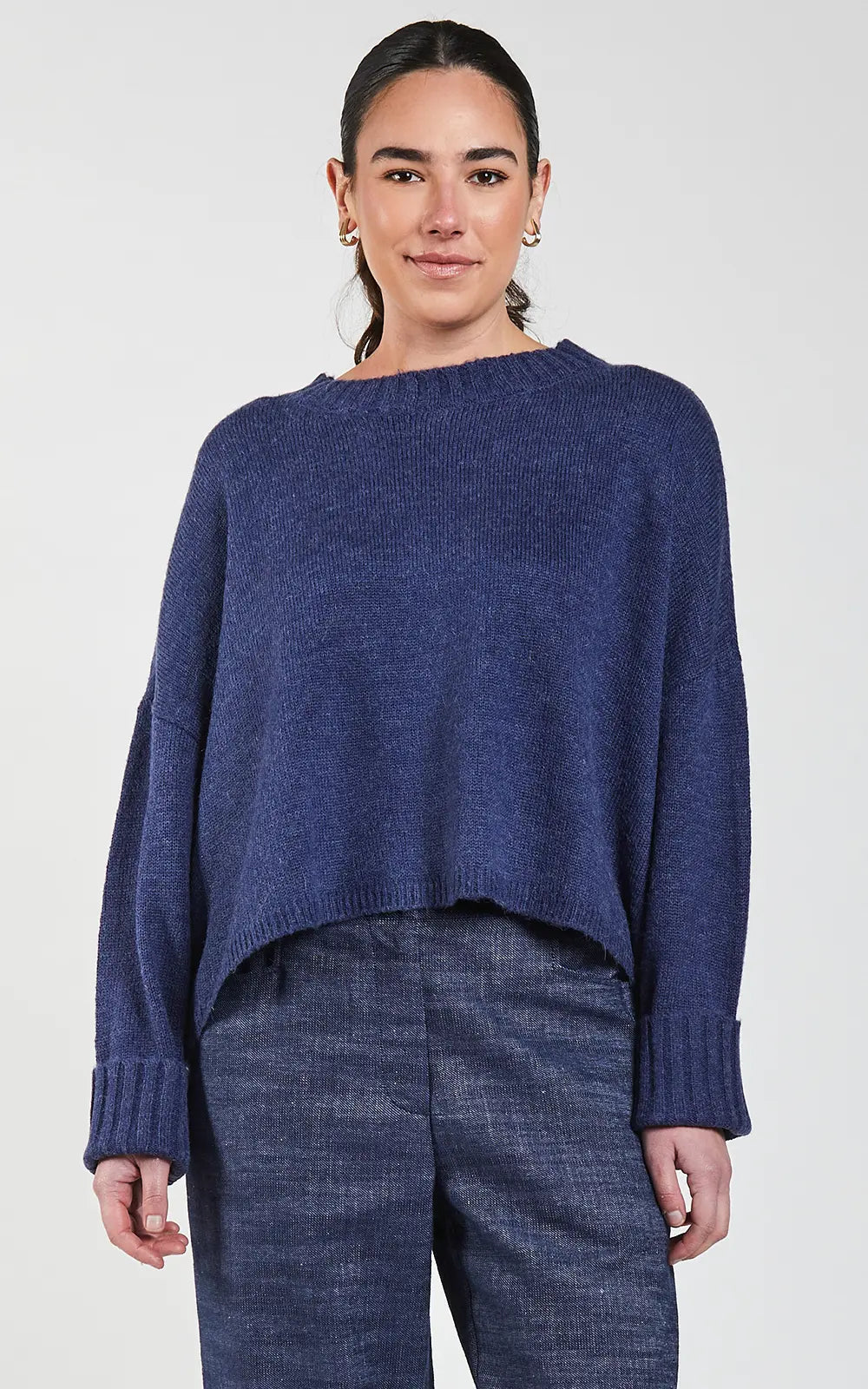 Obi Beaucoup Oversized Sweater | Denim