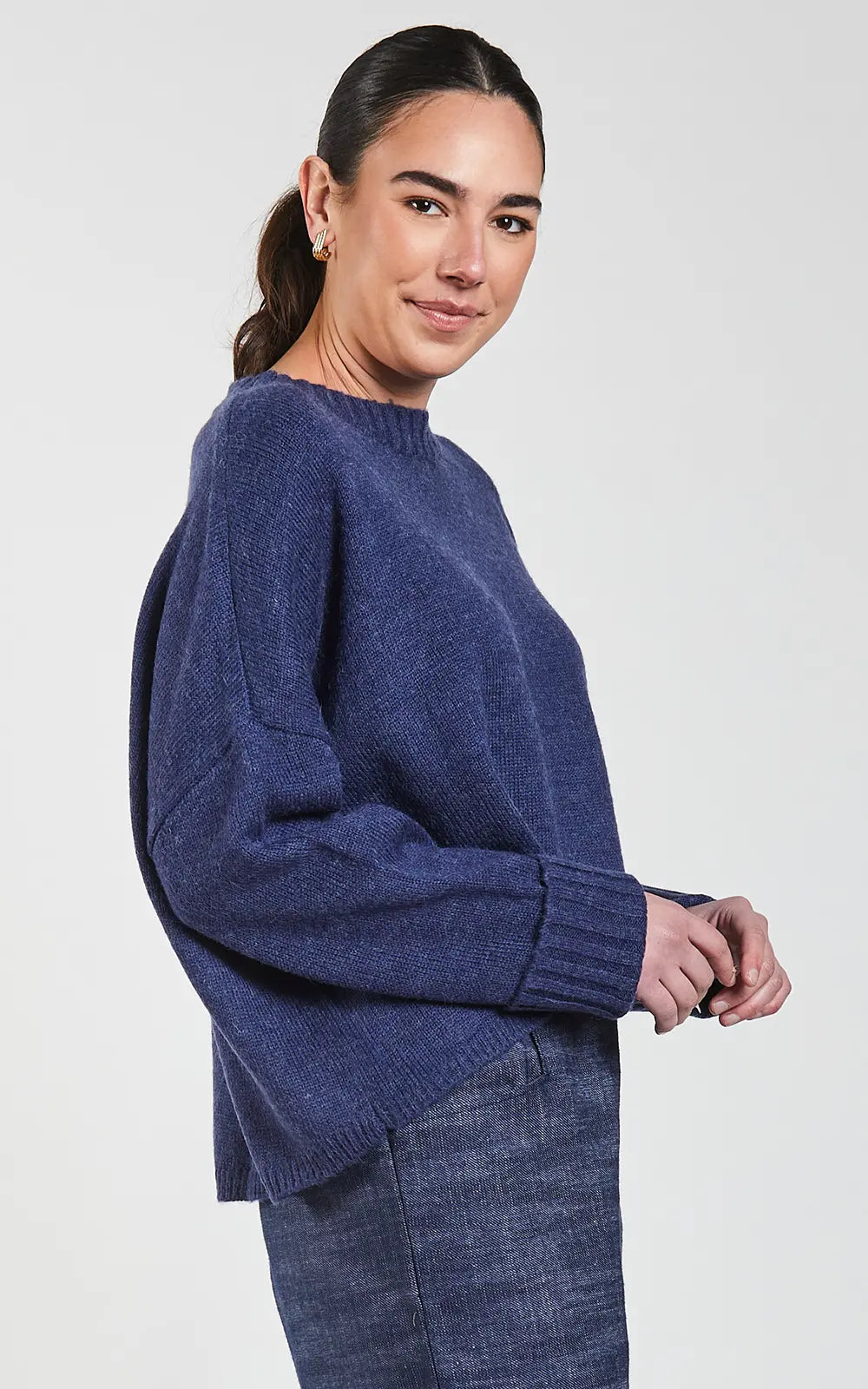 Obi Beaucoup Oversized Sweater | Denim