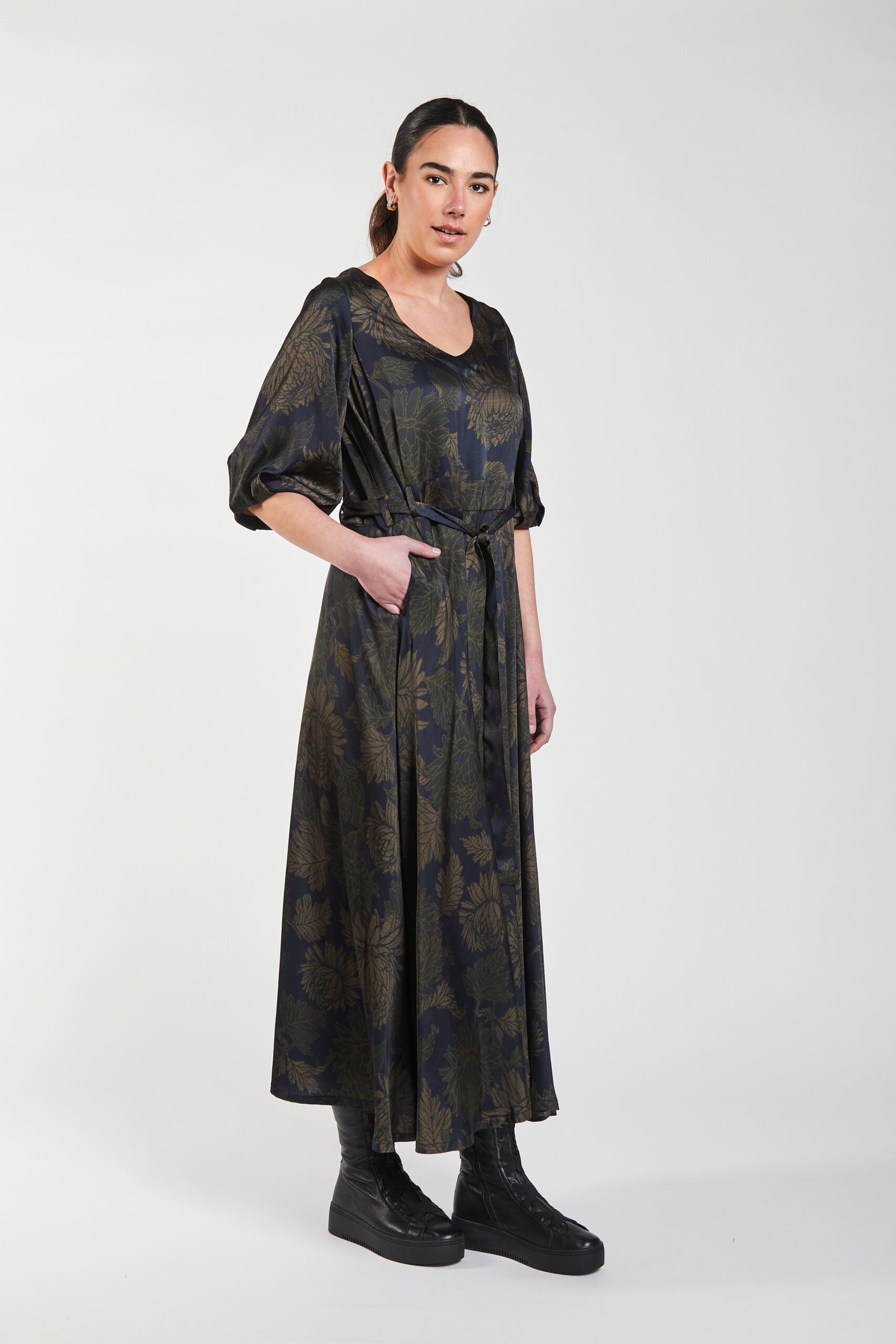 Obi Autumn Maxi Dress | Multi