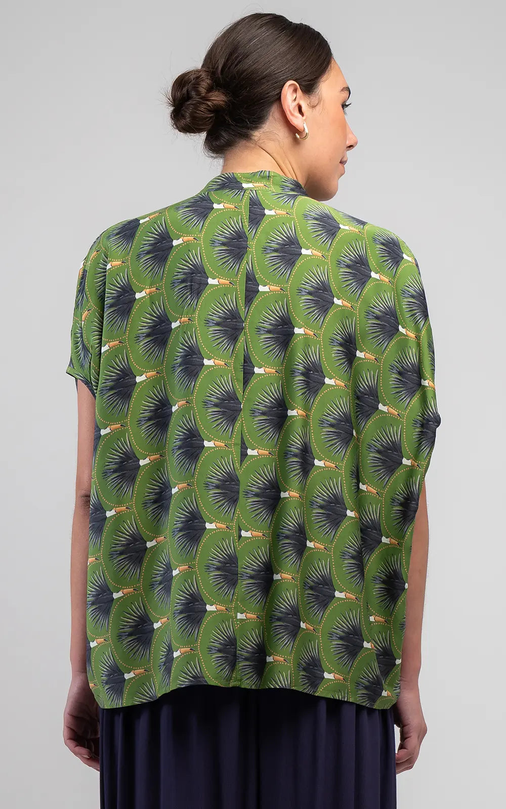 Obi Toucan Drape Shirt | Multi