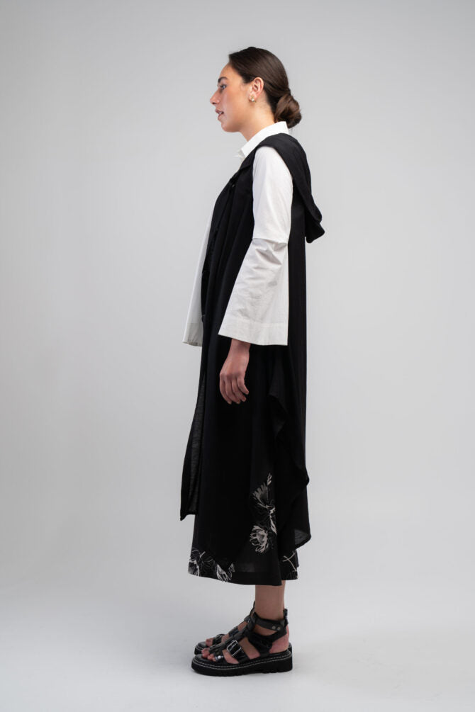 Obi Poplin Origami Shirt | White