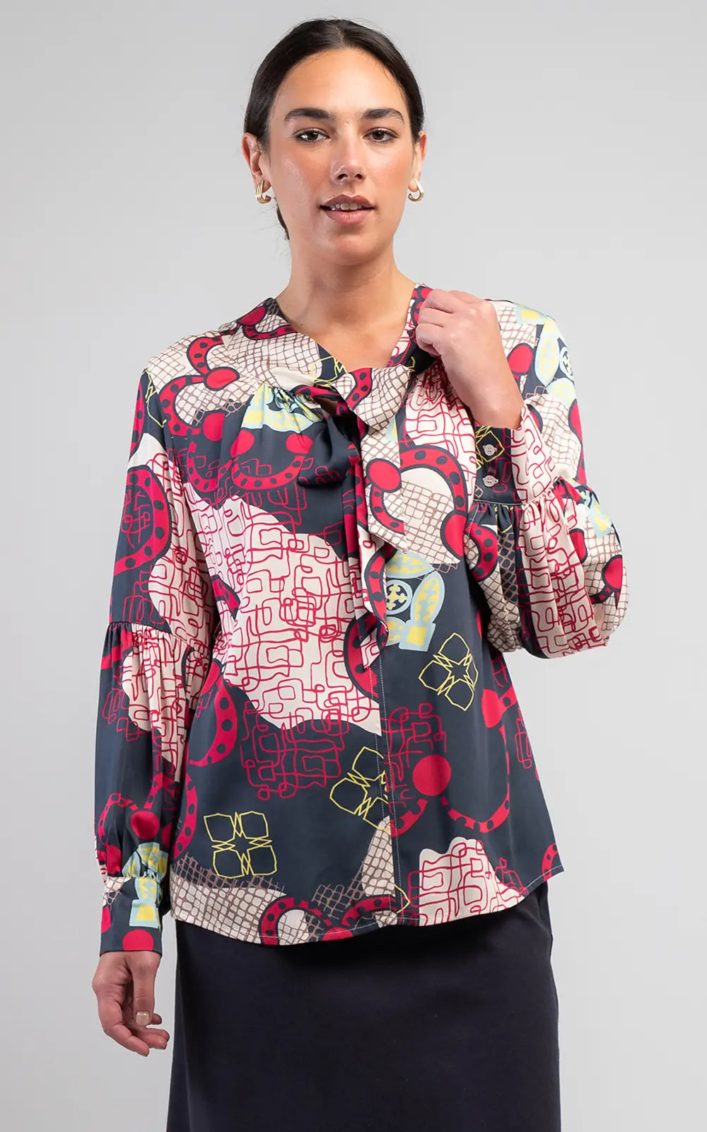 Obi Marakesh Tie Blouse | Multi