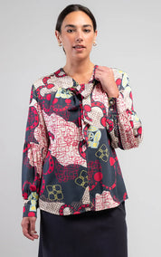 Obi Marakesh Tie Blouse | Multi