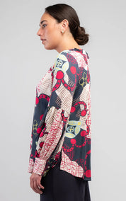 Obi Marakesh Tie Blouse | Multi