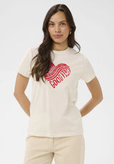 St Tropez Kuvi T Shirt | Poppy Red