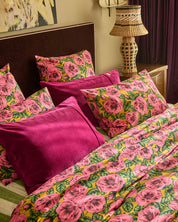 Kip & Co Golden Peony Organic Quilt Cover| Queen