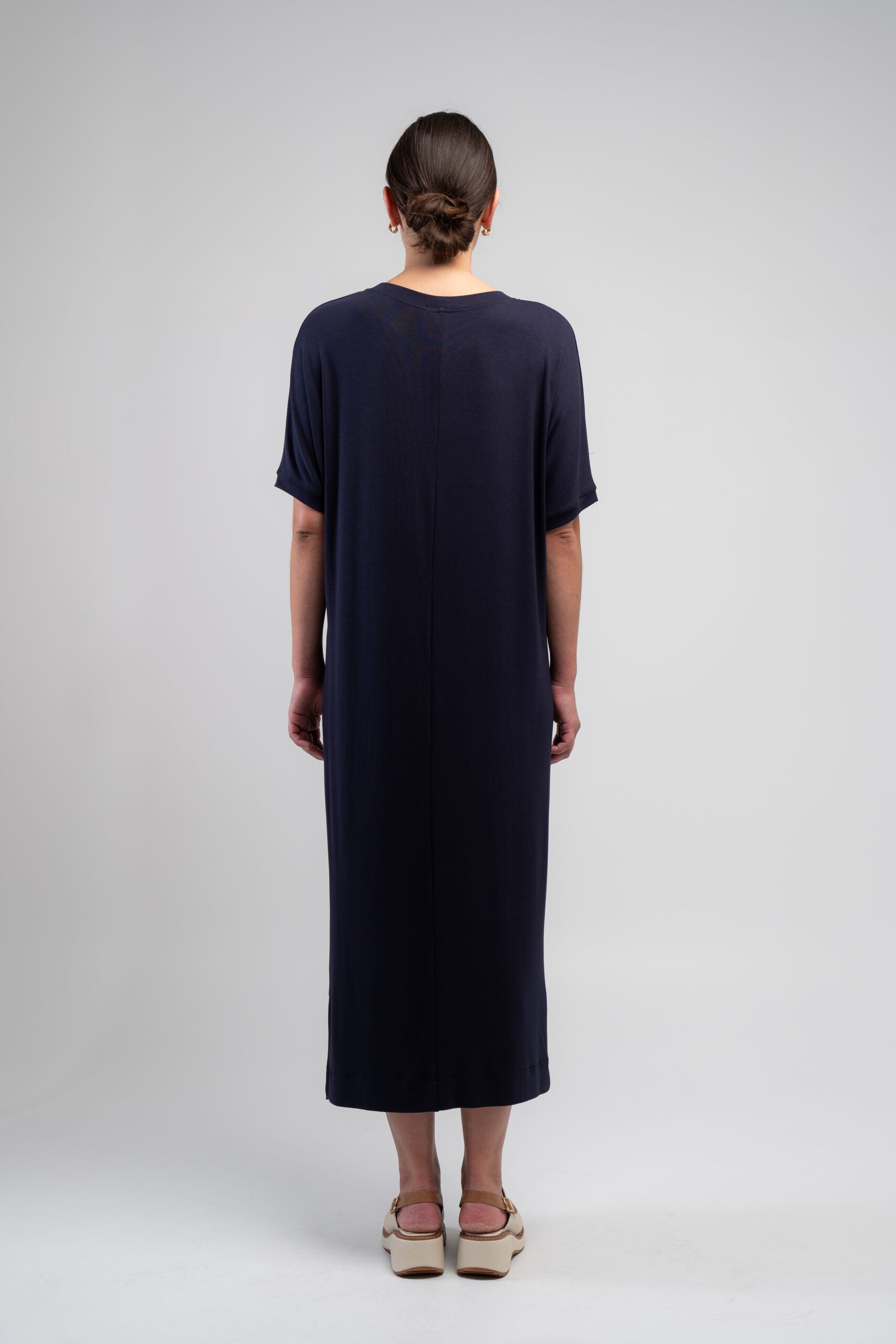 Obi Marakesh Squiggle Tee Dress | Black