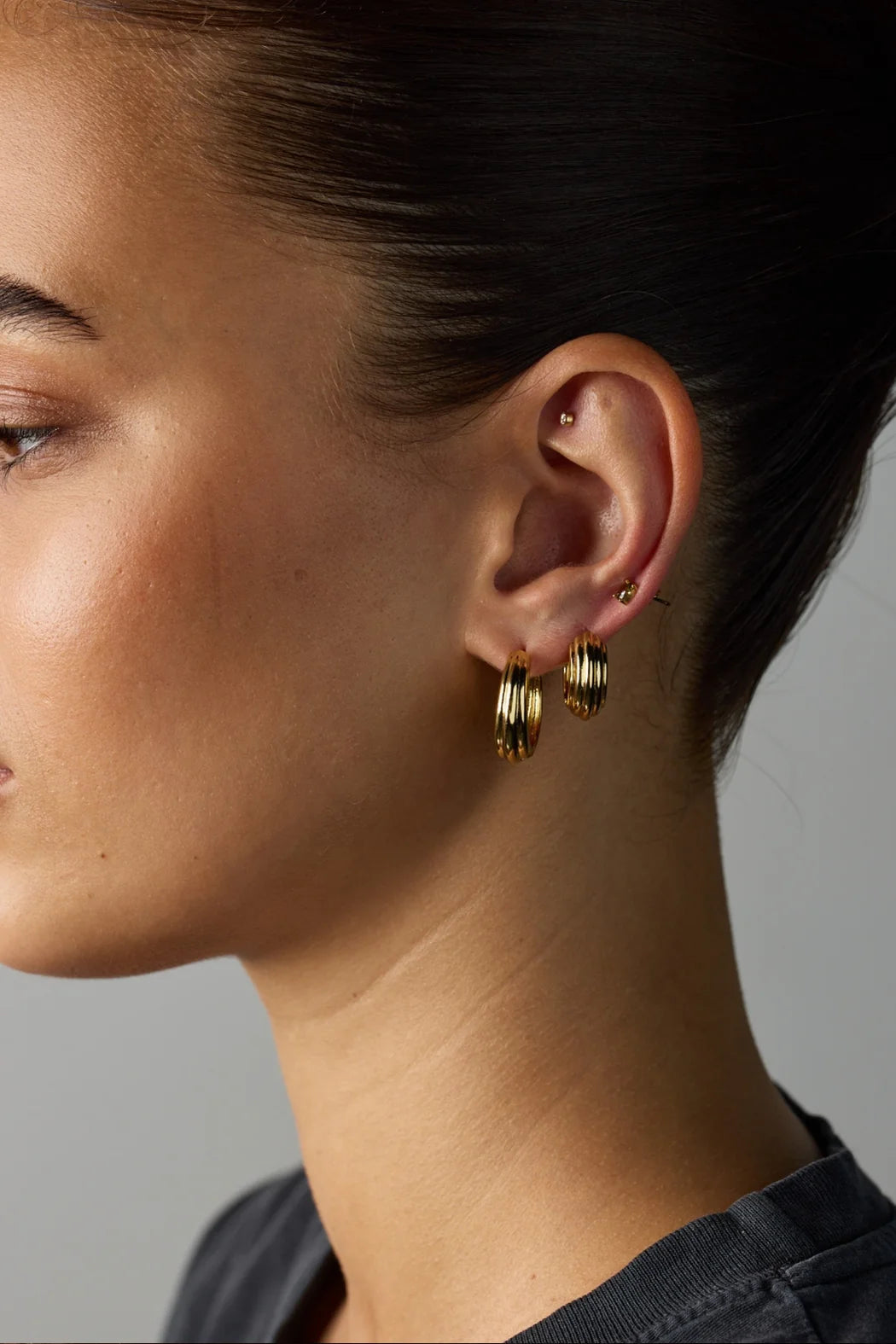 Zafino Eliza Hoop Earring | Silver