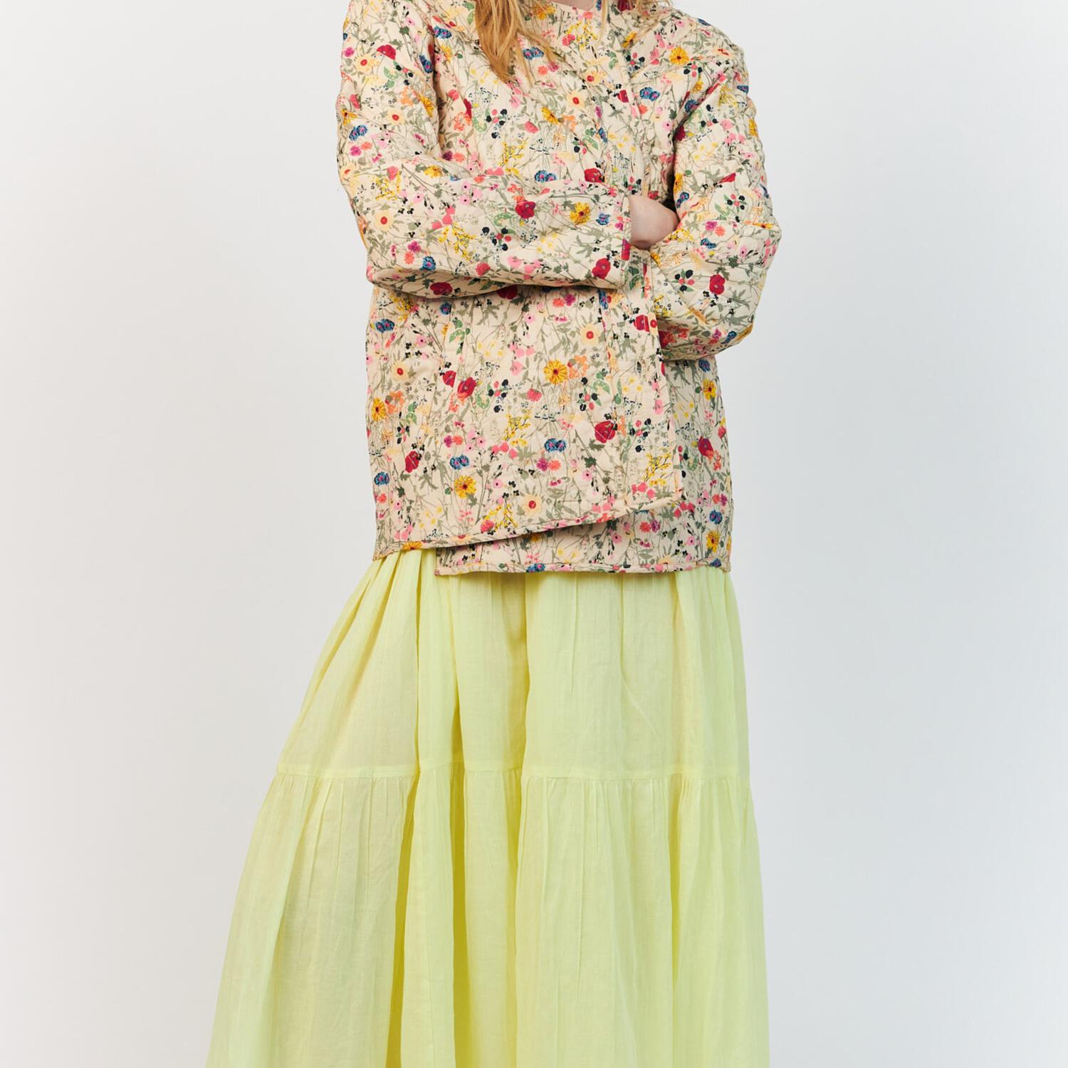 Lollys Laundry Lily Quilted Jacket | Flower Print