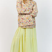 Lollys Laundry Lily Quilted Jacket | Flower Print
