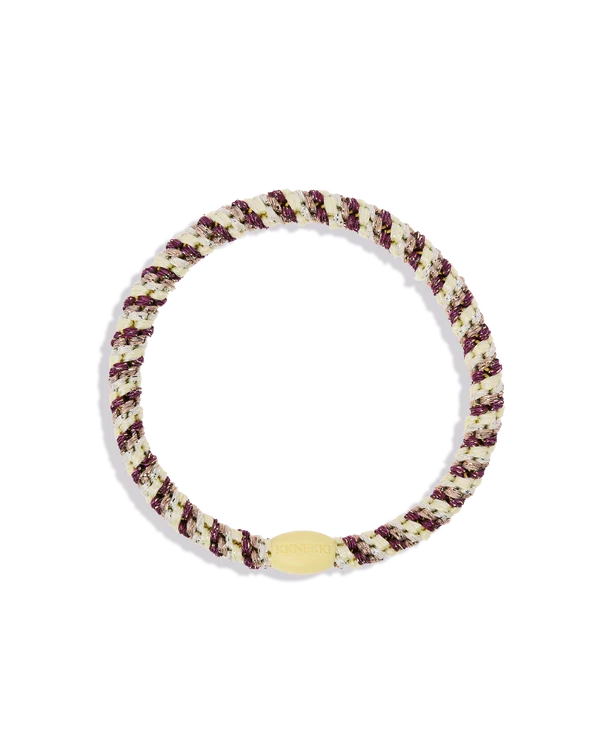 Kknekki Original Hair Ties | Slim Grape Yellow
