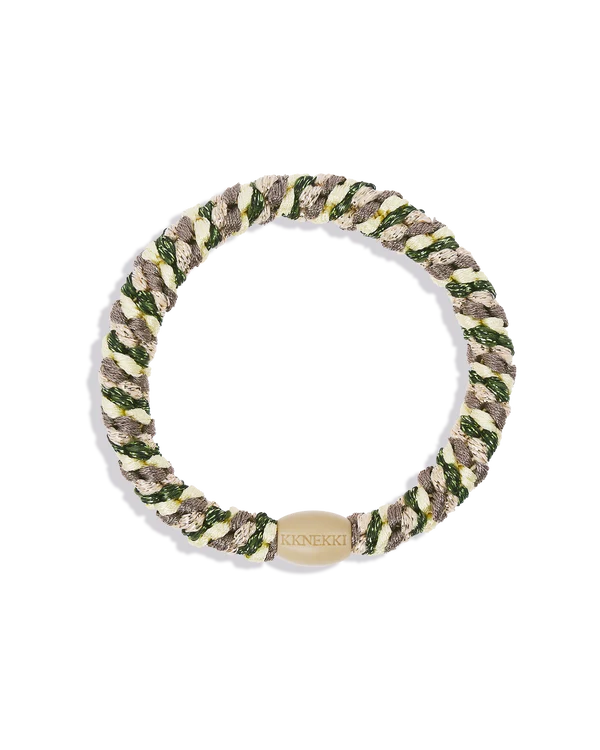 Kknekki Original Hair Ties | Army Yellow
