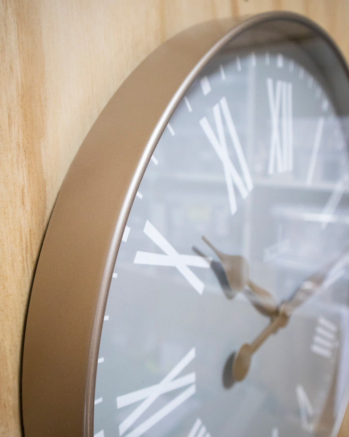 Acctim Northfield 50cm Wall Clock | Taupe
