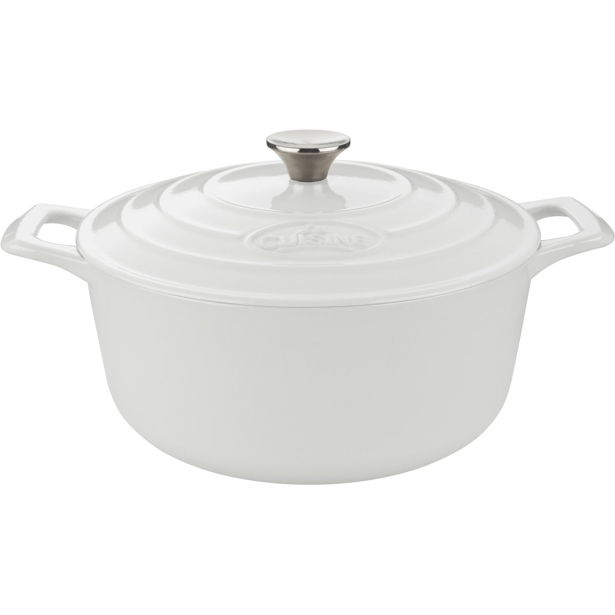 La Cuisine Round Casserole (24cm) 3.5Ltr | White